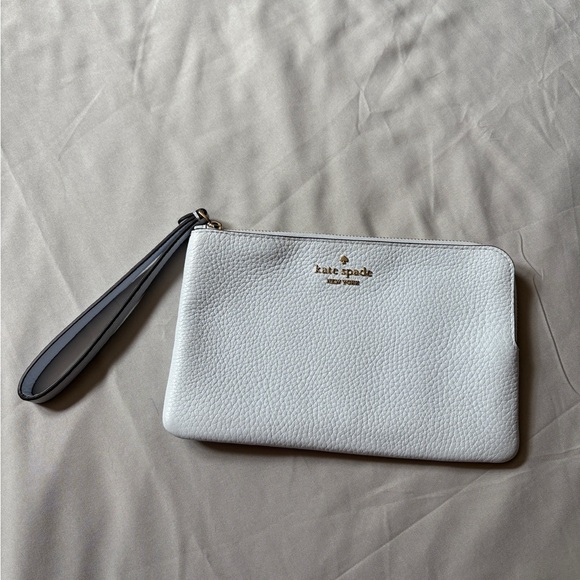 kate spade Handbags - Kate Spade Light Blue Leather Wristlet